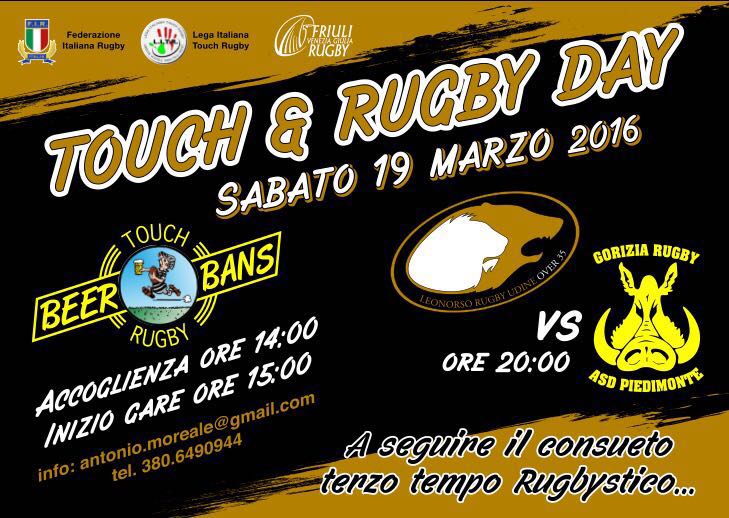 touch rugby winter league 19 marzo